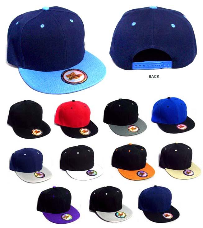 Snapback Baseball Caps -  Adult Size - Assorted Colors image