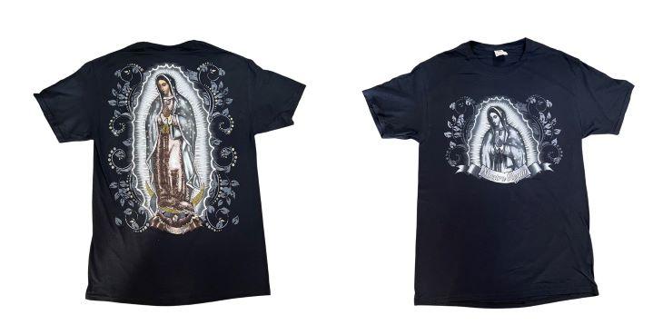 Guadalupe  Catholic & Mexican T-Shirt Printed Front & Back image