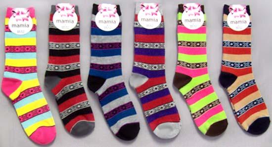 "Mamia" Fashion Socks For Women  ( # 705-01-Fair) image