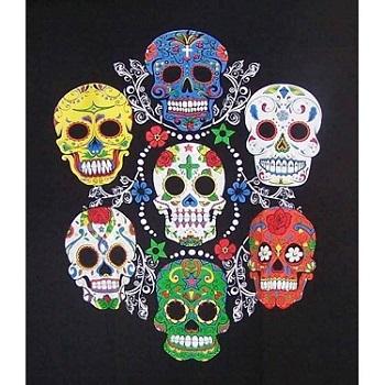 Day of The Dead .... Mexican T-Shirt US Screen Printed image