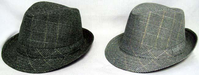 Feodra Hats For Adults - Classic Plaid Style image
