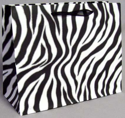 Gift Bags - Zebra Prints - Medium Size: 13" x 10.5" image