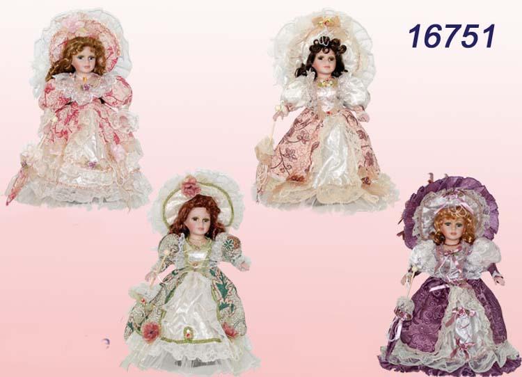 Victorian Styles Porcelain Dolls - Height: 16" ( A #16751) image