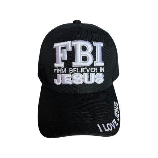 FBI - Firm Believer In Jesus ........  Christian Baseball  Cap image