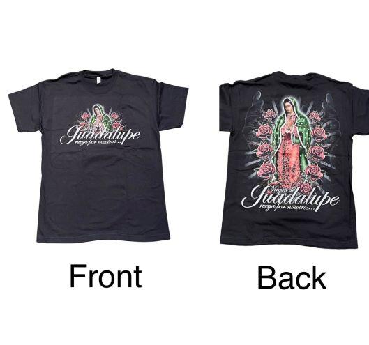 Guadalupe Catholic Mexican Screen Printed T-Shirts image