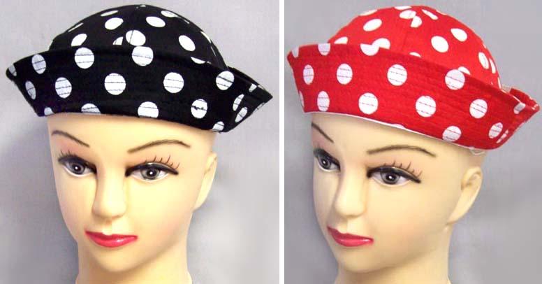 Gob Hats Sailor For Kids - Polka Dots Prints image