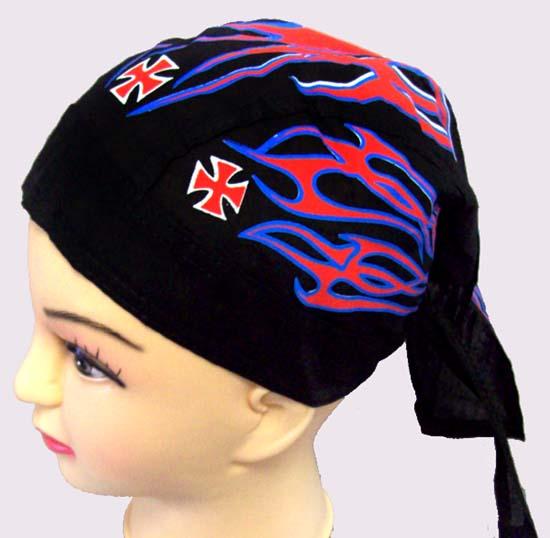 "Chopper"  Doo Rags - Head Wraps - Skull Caps image