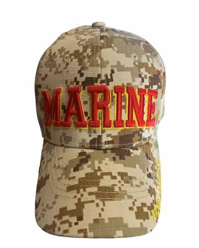 Marine Military Baseball Cap Embroidered Digital Camo image