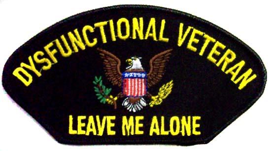 Embroidered Military Patches - Dysfunctional Veteran image