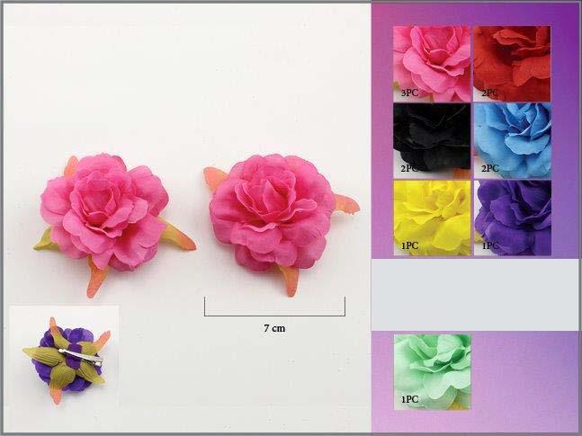 Hair Accessories -  Embellished  Hair Bows For Girls - Flowers image