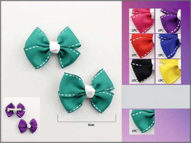 Hair Accessories -   Hair Bows For Girls - With Hair Clips image