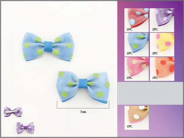 Hair Accessories - Polka Dots  Hair Bows For Girls image