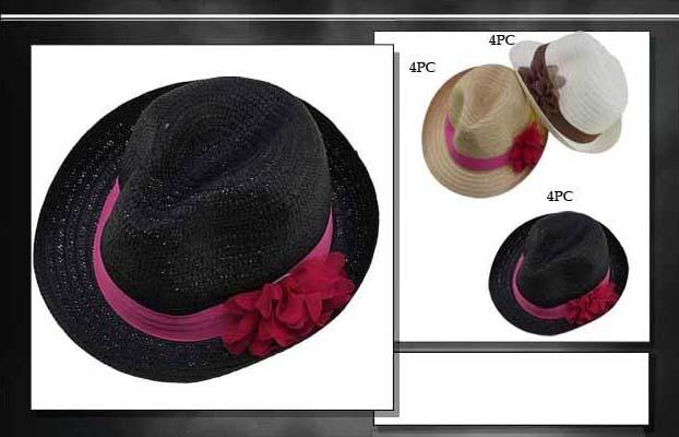 Fedora Hats For Women - With Flower Bows image