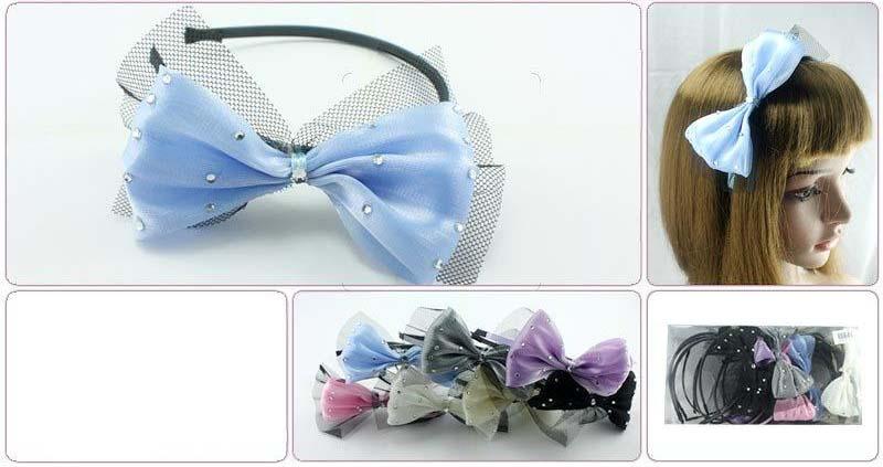 Hair Accessories -  Girls  Hair Bows  With Rhinestones image