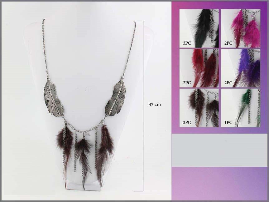 Native Pride - Indian Inspired Feather Necklaces image