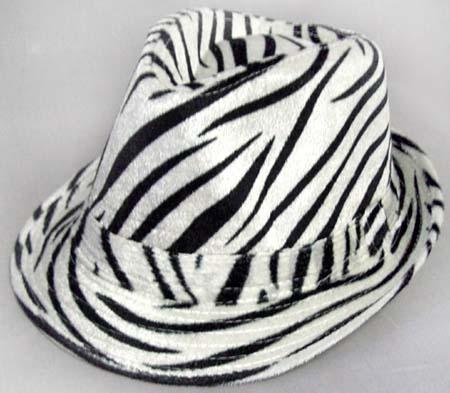 Fedora Hats For Women - Zebra Prints image