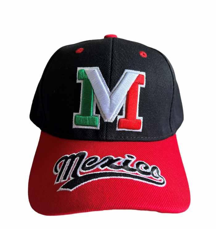 *  Mexico Baseball  Cap Digitally Embroidered - 2 Color Tone (Capmx101) image