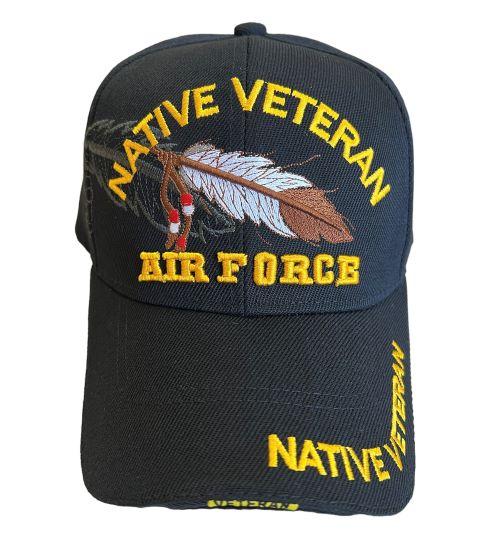 * Native Veteran  Native Pride Baseball Cap - Air Force (Capnp482A) image