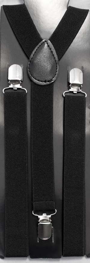 Boys Suspenders - Black Color image