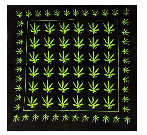 Marijuana Weed Bandannas Face Covers - Style # 1 image