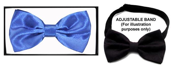 Formal Wear Adult Bow Ties In Solid Color - Royal Blue image