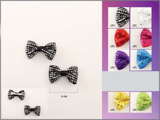 Hair Accessories For Girls  - Sequined Hair Bows image