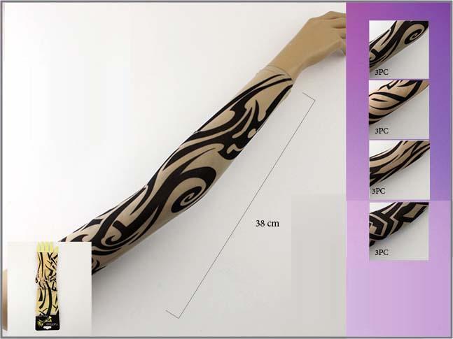 Tattoo Arm Warmers - Arm Covers For Teens/Women - Asstd Prints image