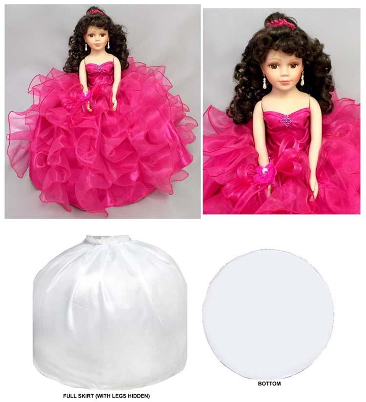"Princess" Quinceanera - Sweet 16 - Anniversary Porcelain Doll image
