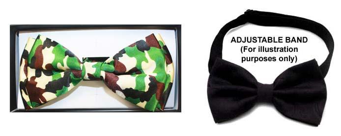 Formal Wear Adult Bow Ties In Prints - Fereen Camo image