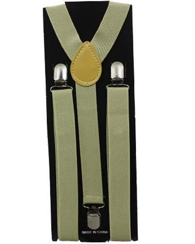 Adjustable Suspenders For Men & Big Boys  - Khaki Color. image