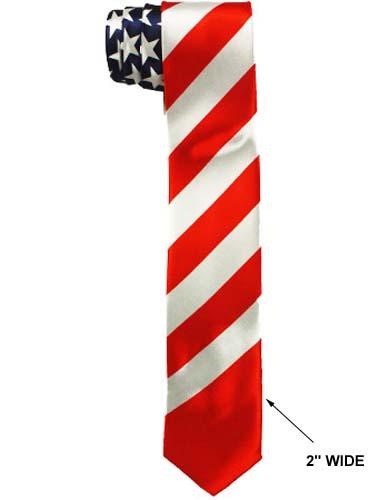 Formal Wear Fashion  Neck Ties For Adults - US Flag Old Glory image