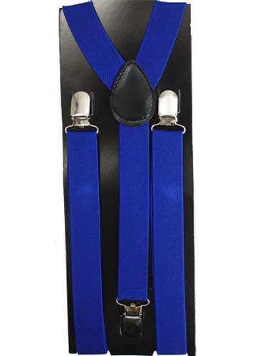 Adjustable Suspenders For Kids - Royal Blue image