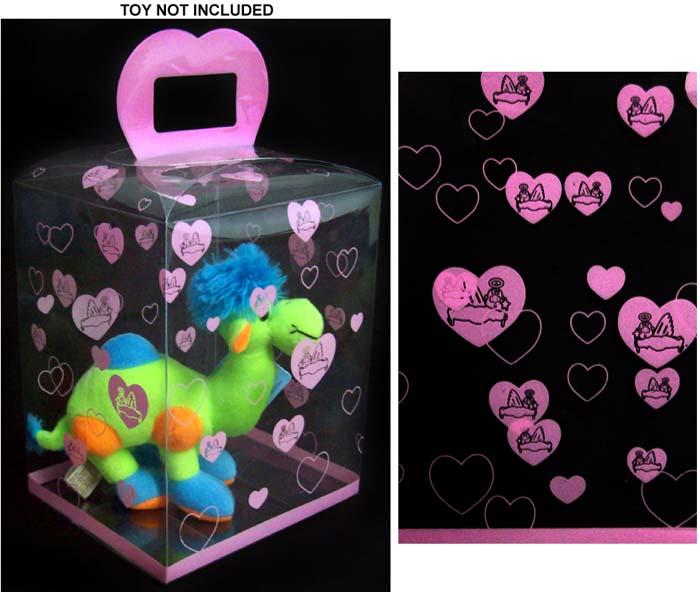 Packing Material Clear Colorful Gift Display Boxes  - 8 Inches image
