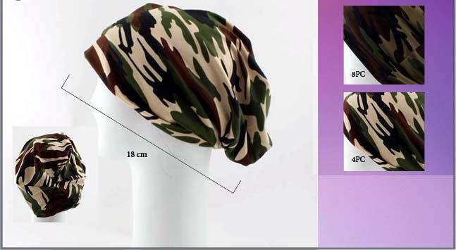 Head Wraps Bonnets Hats - For Women - Camo Prints image
