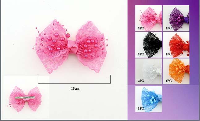 Hair Accessories Embellished Hair Bows/Hair Clips  For Girls image