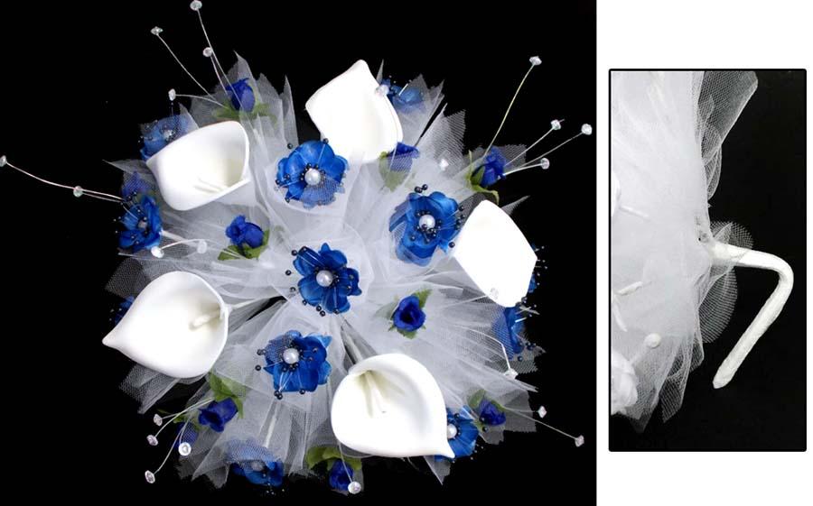 Hand-Made Bouquet - Royal Blue image