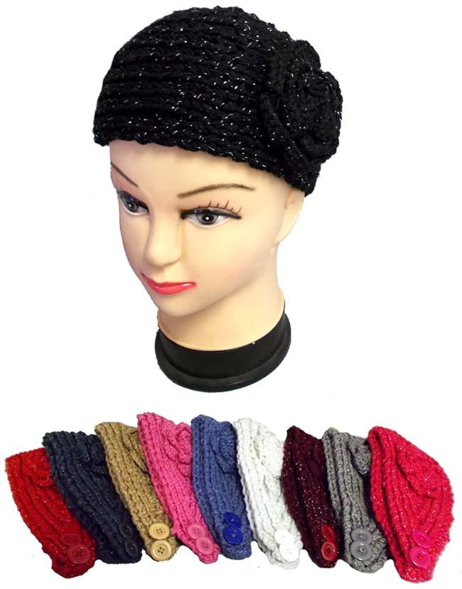 Knitted Head Bands - Ear Warmers For Women/Teenagers image