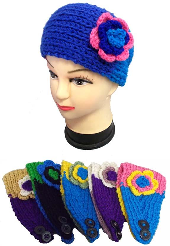 Knitted Head Bands - Ear Warmers For Women/Teenagers image