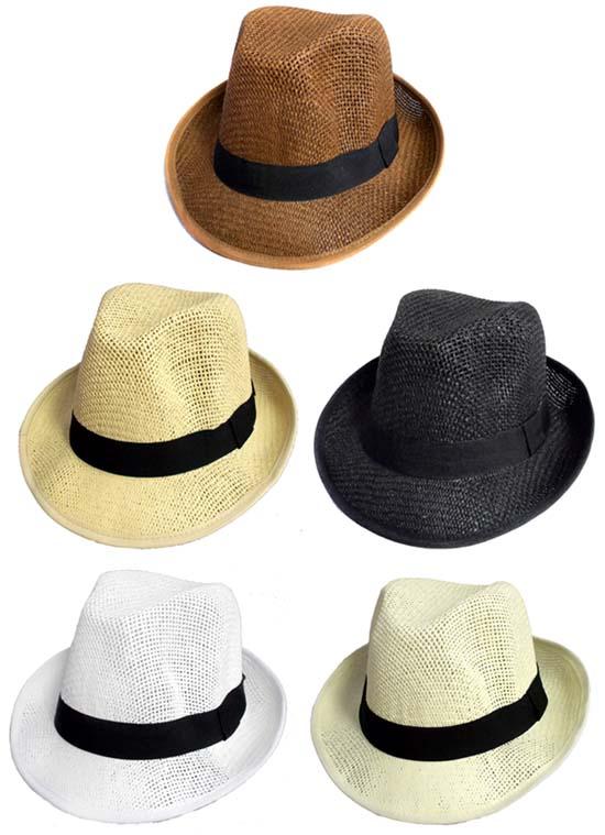 Fedora Hats  -  Men Hat - Assorted Colors image
