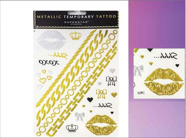Metallic Temporary Tattoos image