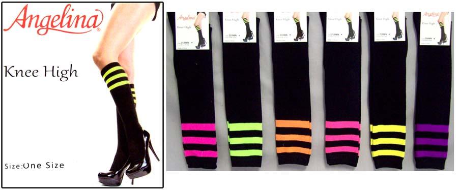 "Angelina" Fashion Knee Highs For Women ( # 2539BN) image
