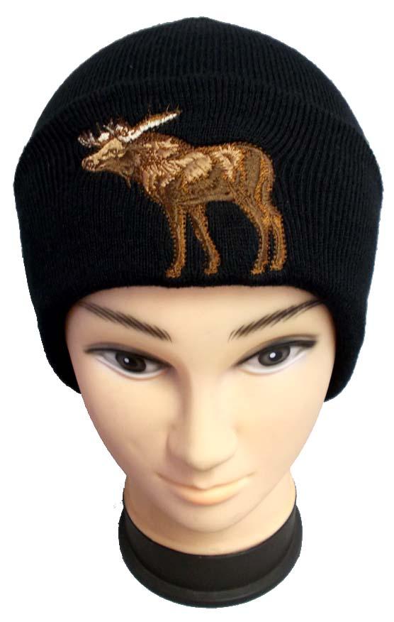 Native Pride Embroidered Winter Cap/Beanies ...... Moose image