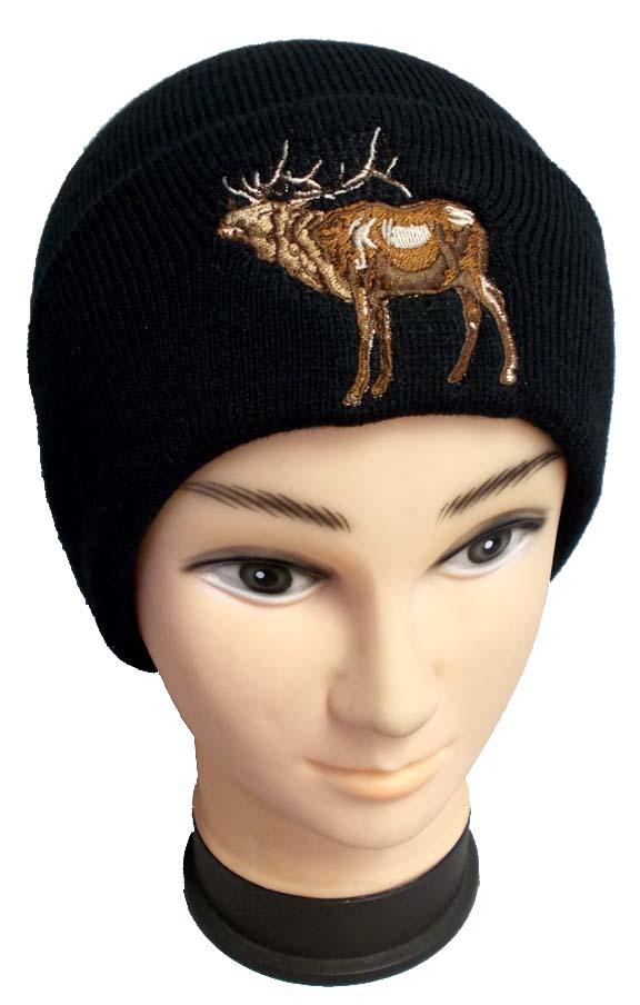 Native Pride Embroidered Winter Cap/Beanies ...... Elk image