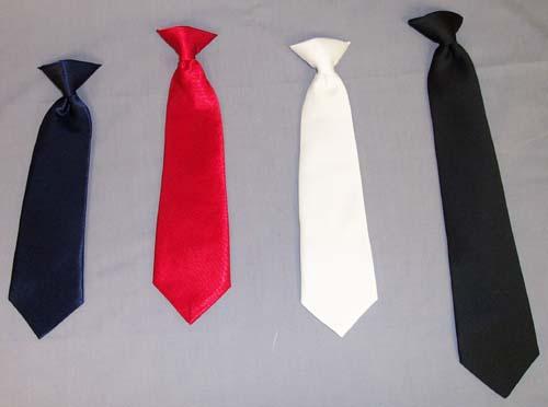 Boys Neck Ties  -  Solid Colors (Sizes: 2T-4T) image