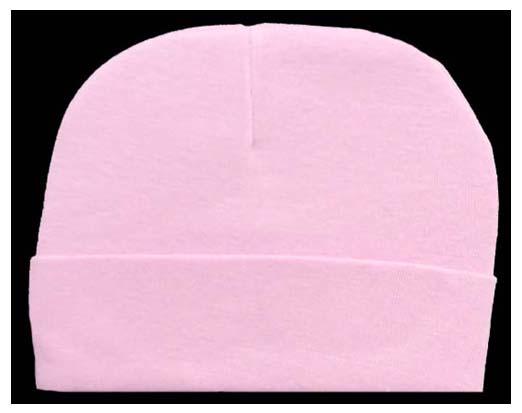 "Super Baby" Baby Beanies In Pink Color For New Borns image