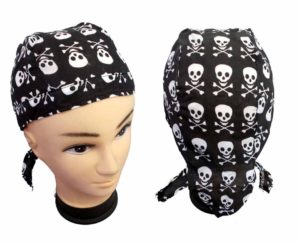 Head Wrap - Doo Rag - Biker Caps ..... Skulls & Bones image