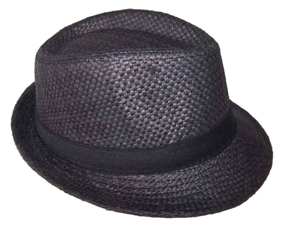 Fedora Hats For Kids - Black Color image