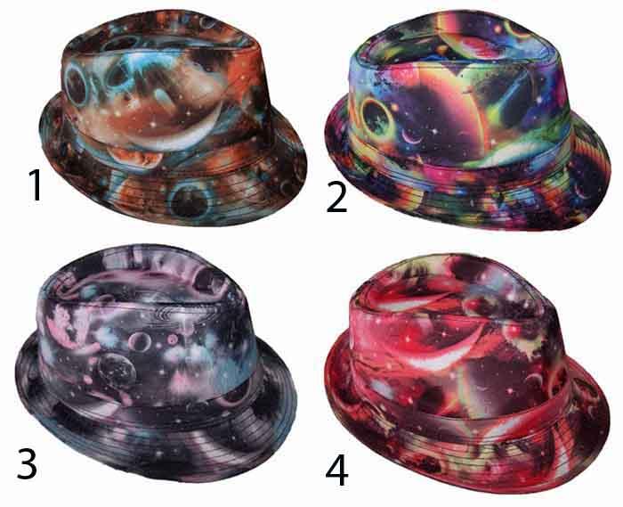 Fedora Hats For Kids - In Multi Color Prints image