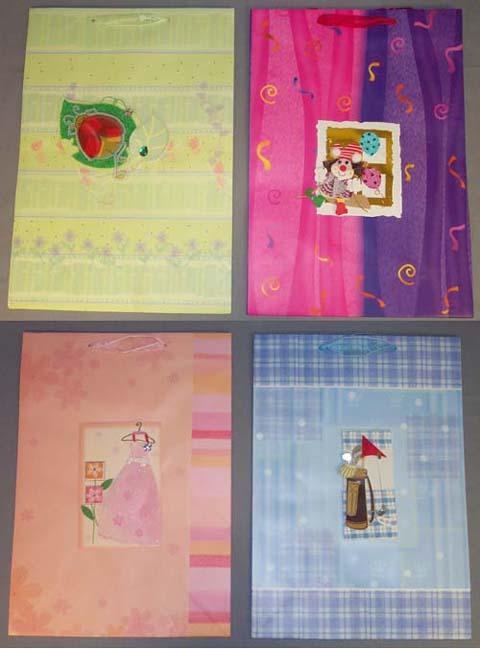 Gift Bags - Any Occasion.  Designer Style With Appliques (Medium) image
