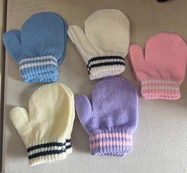 Knitted Mittens For Kids - Assorted Colors Per Pack image
